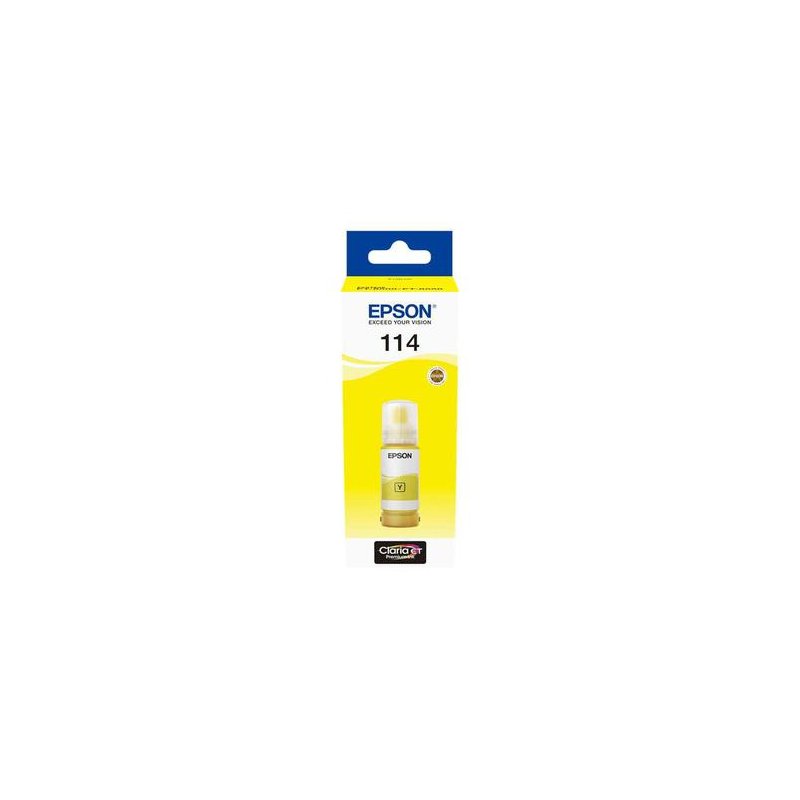 EPSON BOTE ECOTANK 114 AMARILLO