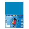CARTULINA FABRISA A4 AZUL MEDIO P/50