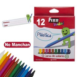 LAPICES DE CERA PLASTICA...