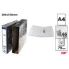ARCHIVADOR JASPEADO NEGRO FOLIO MP+CAJETIN 