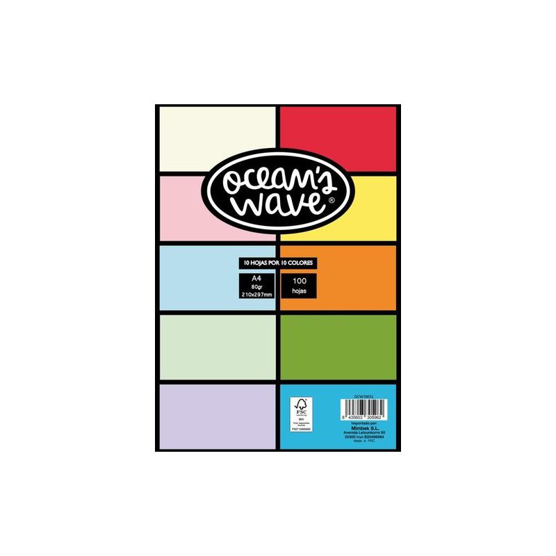 PAPEL MULTIFUNCION OCW A4 80GR. INTENSOS P/100H 