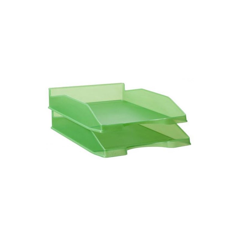BANDEJA DE SOBREMESA PLASTICO VERDE TRANSLUCIDO