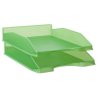 BANDEJA DE SOBREMESA PLASTICO VERDE TRANSLUCIDO