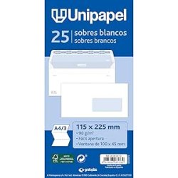 SOBRE DIN DL V/D BLANCO...
