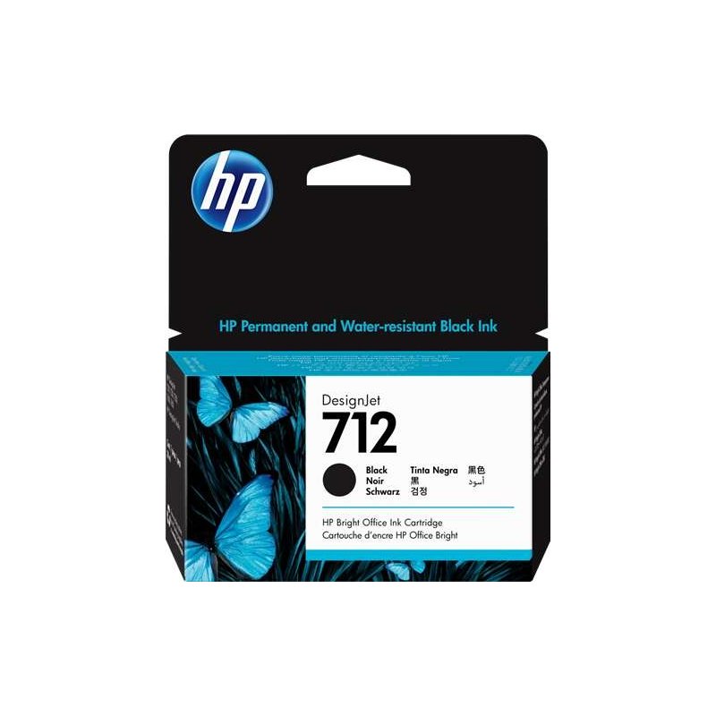 HP CARTUCHO Nº 712 NEGRO 38ML