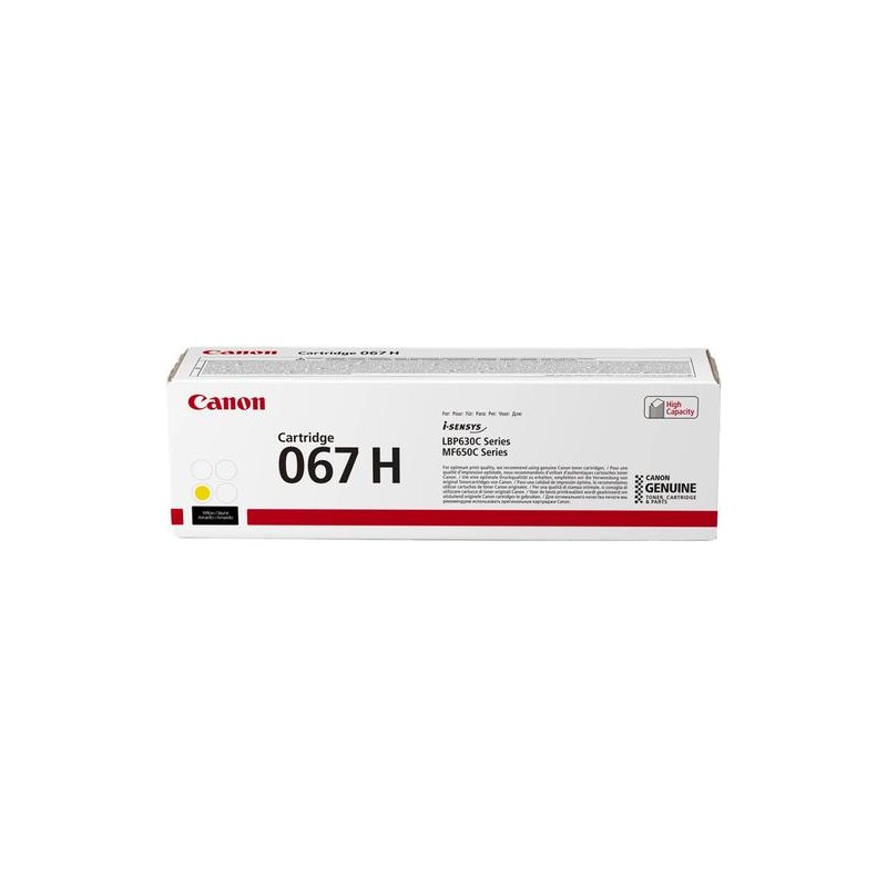 CANON TONER LASER 067H AMARILLO