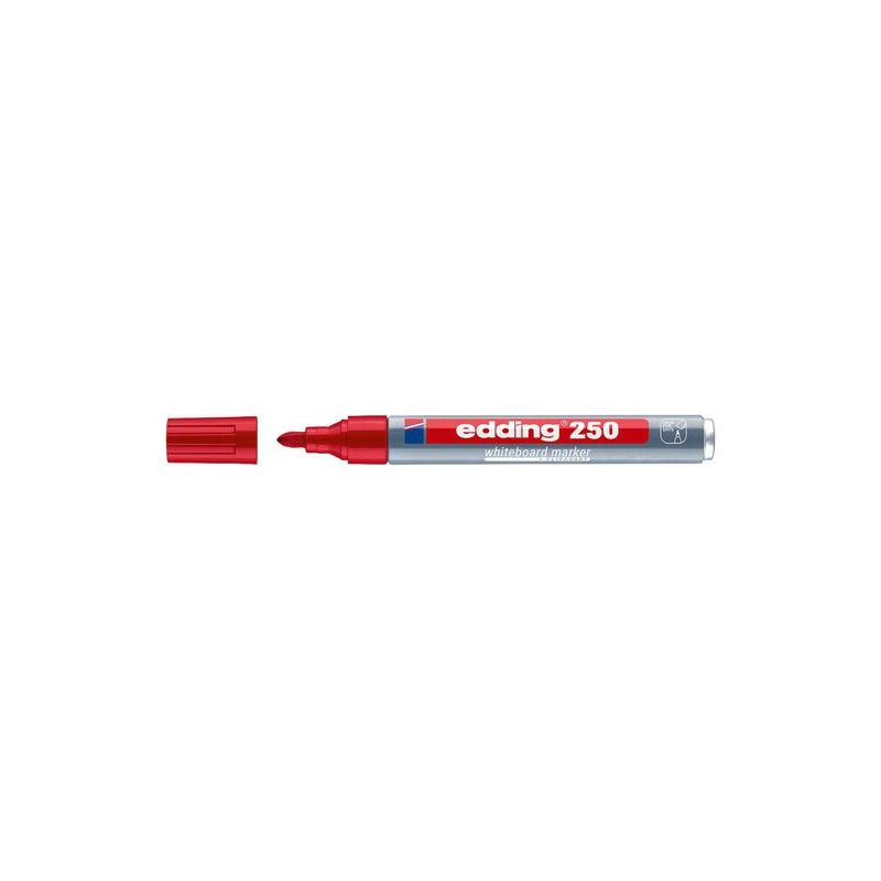 MARCADOR EDDING 250 ROJO