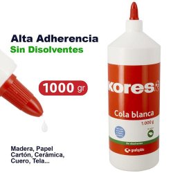 COLA BLANCA KORES BOTE 1 KG.