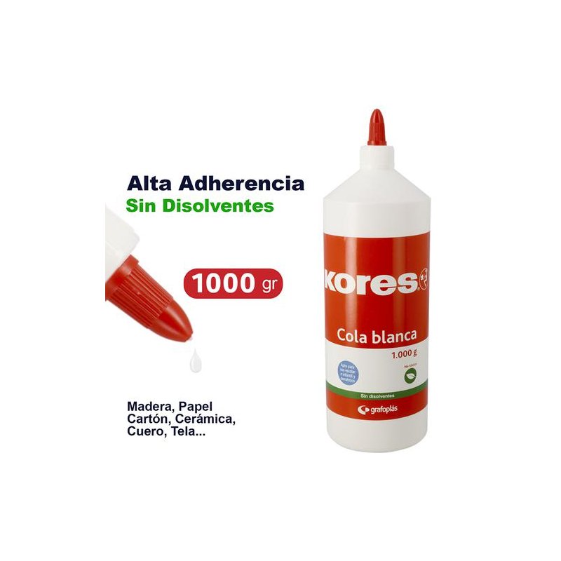 COLA BLANCA KORES BOTE 1 KG.