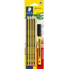 PACK 8 LAPIZ STAEDTLER NORIS Nº 2+ FINELINER NEGRO