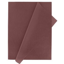 PAPEL DE SEDA FIXO 50X75CM MARRON M/25H.