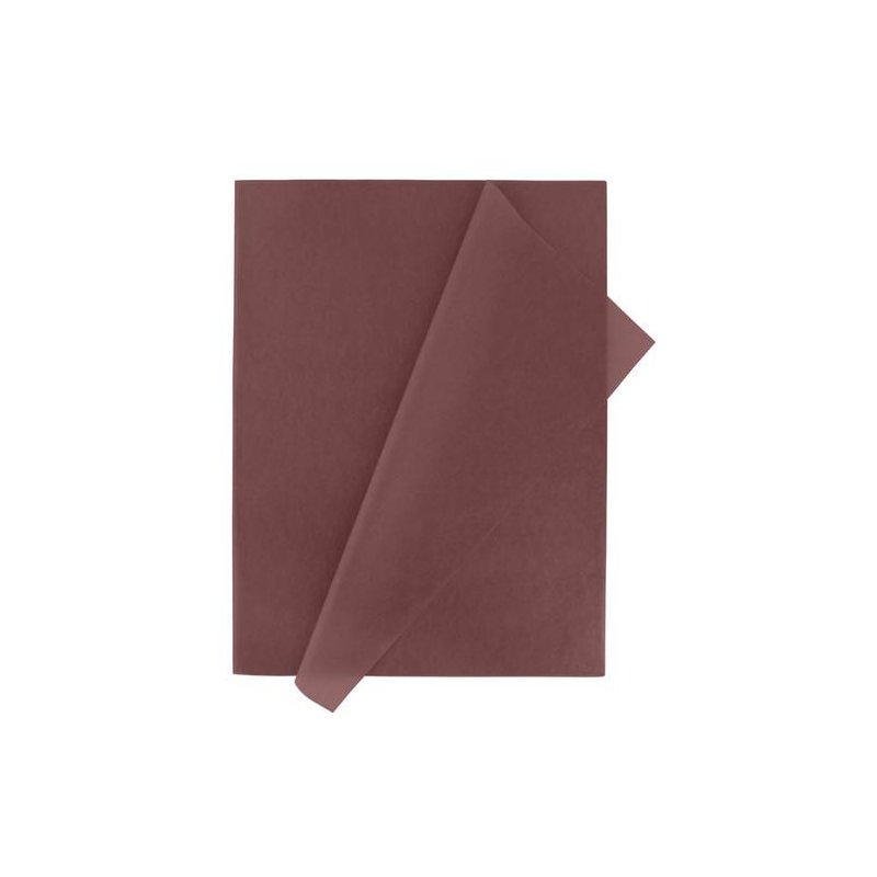 PAPEL DE SEDA FIXO 50X75CM MARRON M/25H.