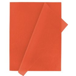PAPEL DE SEDA FIXO 50X75CM NARANJA M/25H.