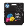 HP CARTUCHO Nº 302XL/ 304XL TRICOLOR