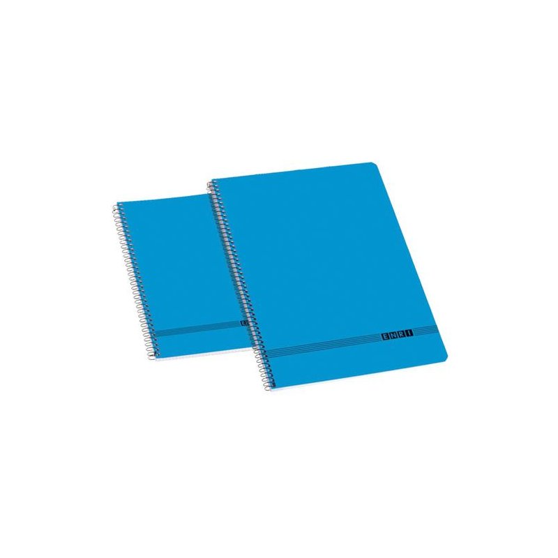 CUADERNO ESPIRAL ENRI 4º LISO AZUL