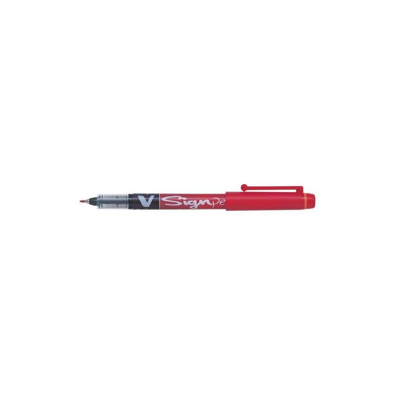 ROTULADOR DE PUNTA FINA PILOT V-SIGN ROJO