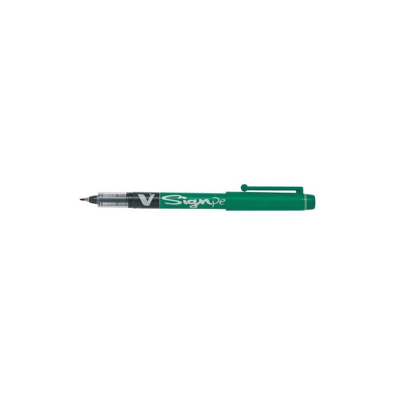 ROTULADOR DE PUNTA FINA PILOT V-SIGN VERDE