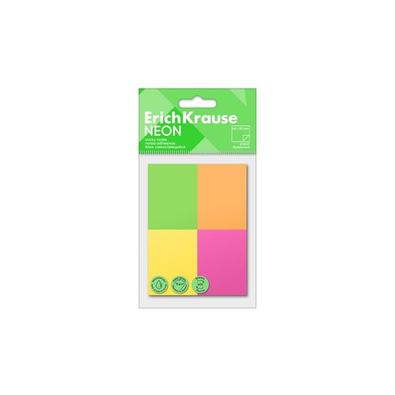 BLOC NOTAS 38X51 MM. COLORES SURTIDO P/4
