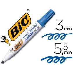 ROTULADOR BIC VELLEDA ECOLUTIONS P. BISELADA AZUL