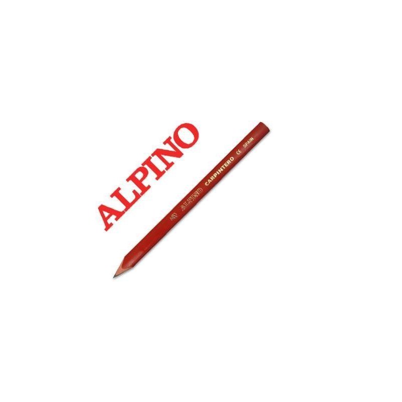 LAPIZ DE CARPINTERO ALPINO C/24 UNIDADES