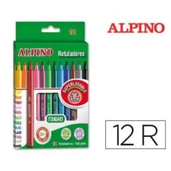ROTULADOR ALPINO STANDAR EST/12 COLORES