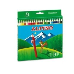 LAPICES DE COLORES ALPINO EST/24 COLORES