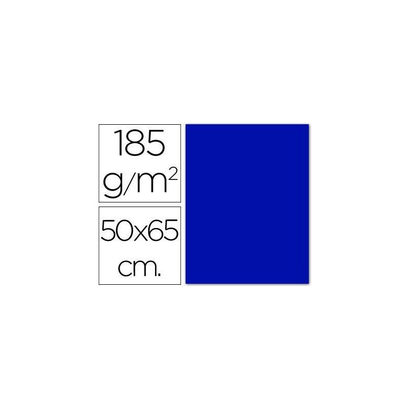 CARTULINA IRIS 50X65CM. AZUL ULTRAMAR P/25 HOJAS