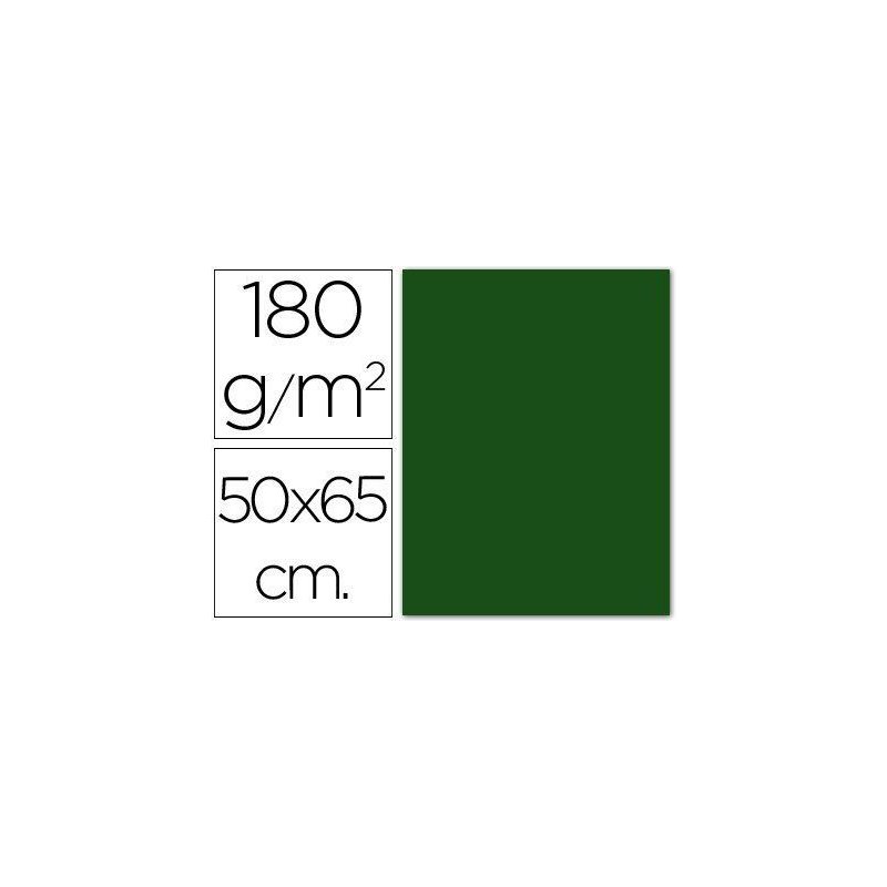 CARTULINA IRIS 50X65CM. VERDE ABETO P/25 HOJAS