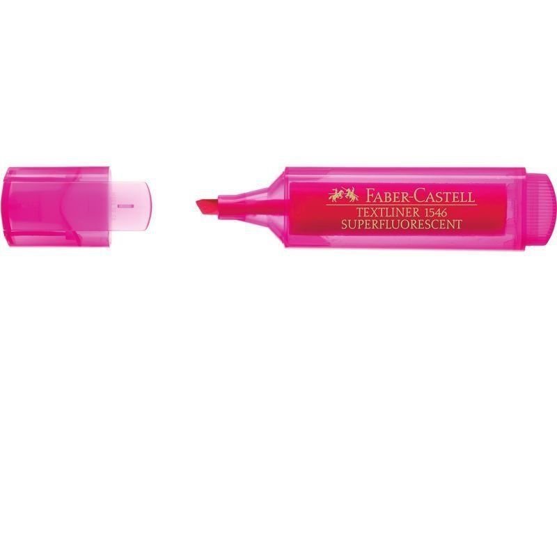MARCADOR FLUORESCENTE FABER TRANSLUCIDO ROSA