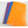 CUADERNO ESPIRAL PACSA PLASTIPAC FOLIO 80H. 4x4MM