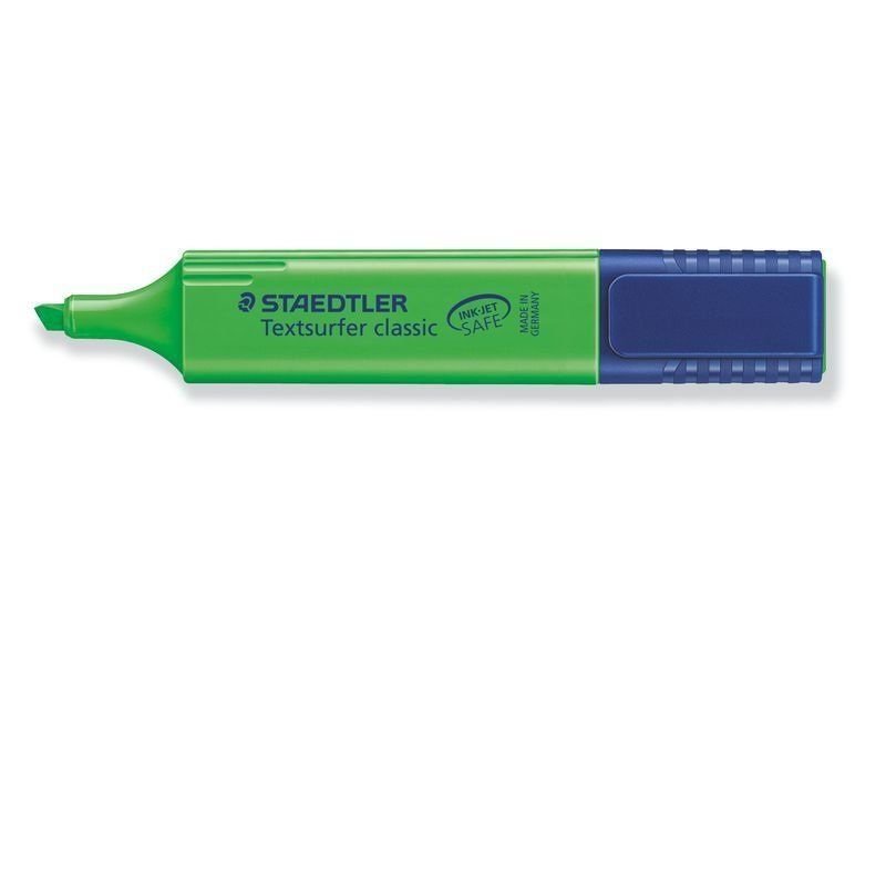 MARCADOR FLUORESCENTE STAEDTLER VERDE