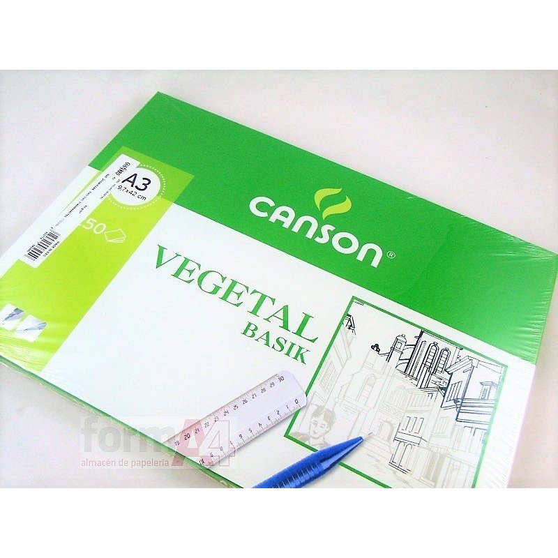 PAPEL VEGETAL CANSON A3 90/95GR. P/250 HOJAS