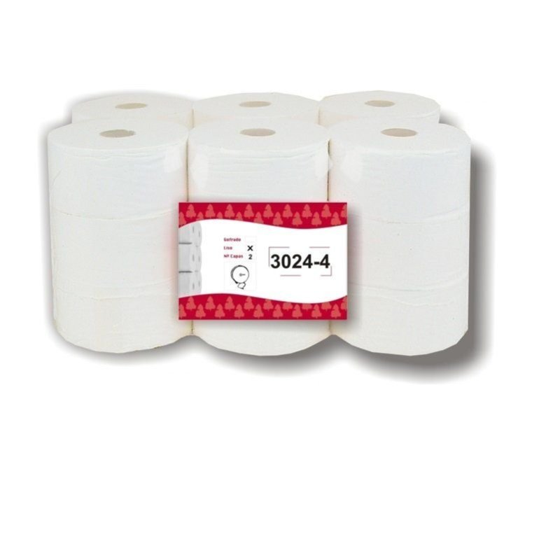 PAPEL HIGIENICO INDUSTRIAL 2 CAPAS P/18