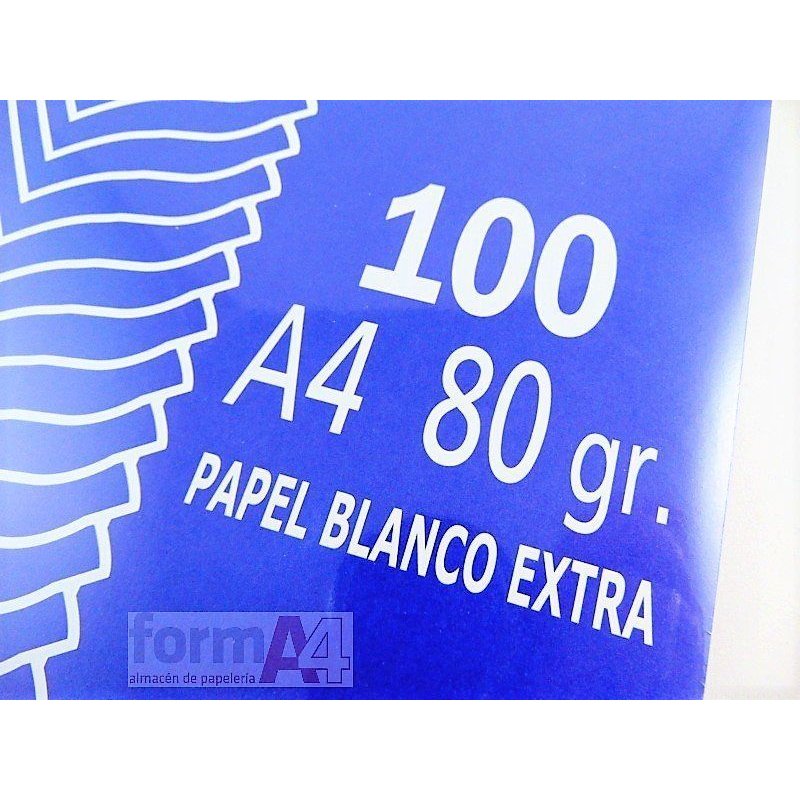 Papel Extra Zorrilla A4 80gr P100h Papelería Online Y Material De Oficina Forma4 Huelva 0610
