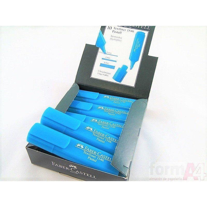 MARCADOR FLUORESCENTE FABER-CASTEL PASTEL TURQUESA