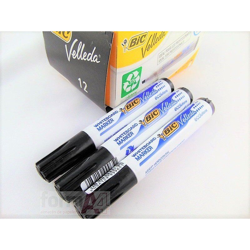 ROTULADOR BIC VELLEDA ECOLUTIONS 1751 NEGRO