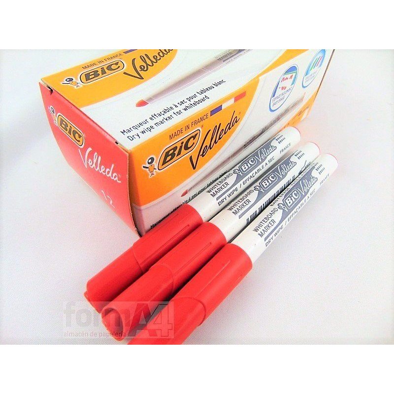 ROTULADOR BIC VELLEDA MEDIUM 1741 ROJO