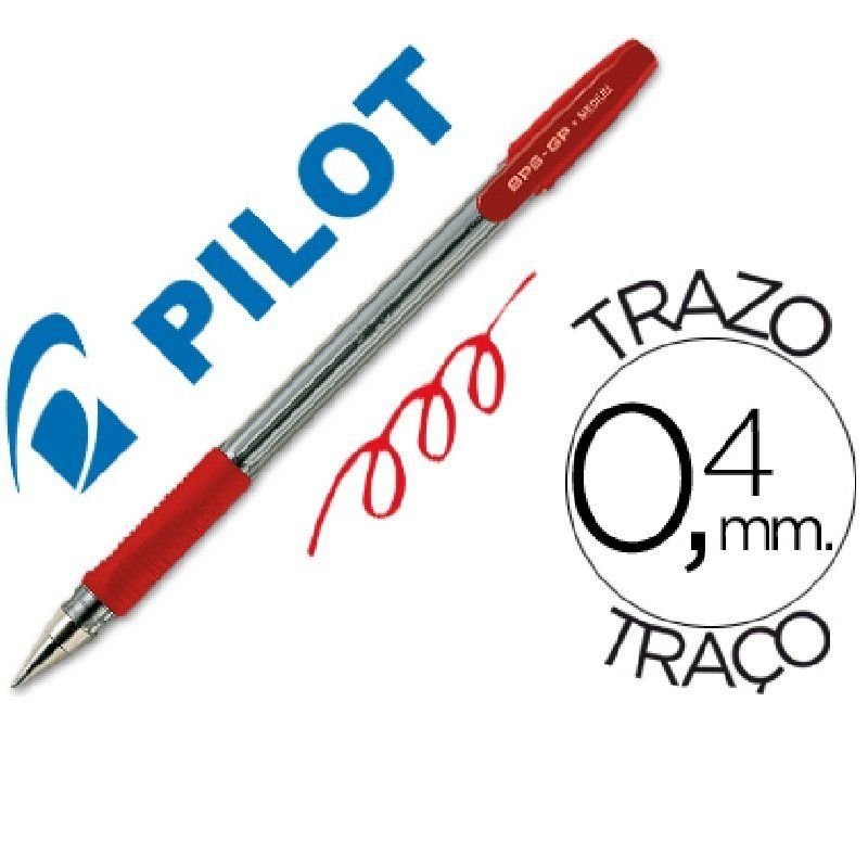 BOLIGRAFO PILOT BPS-GP ROJO