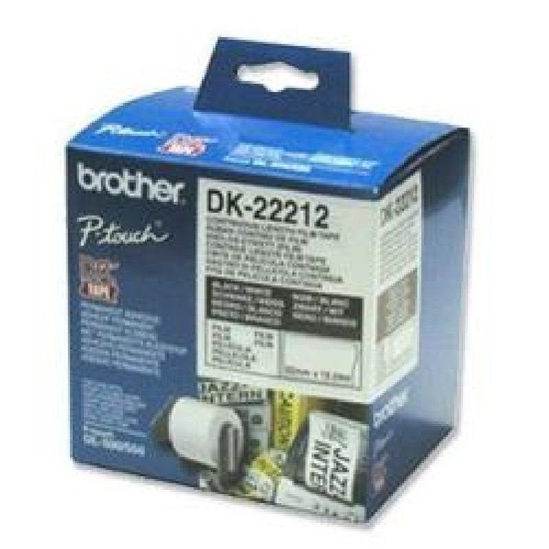 ETIQUETA CONTINUA  BROTHER NG/BL DK22212