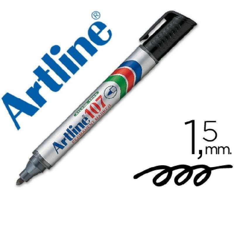 MARCADOR PERMANENTE ARTLINE 107 NEGRO