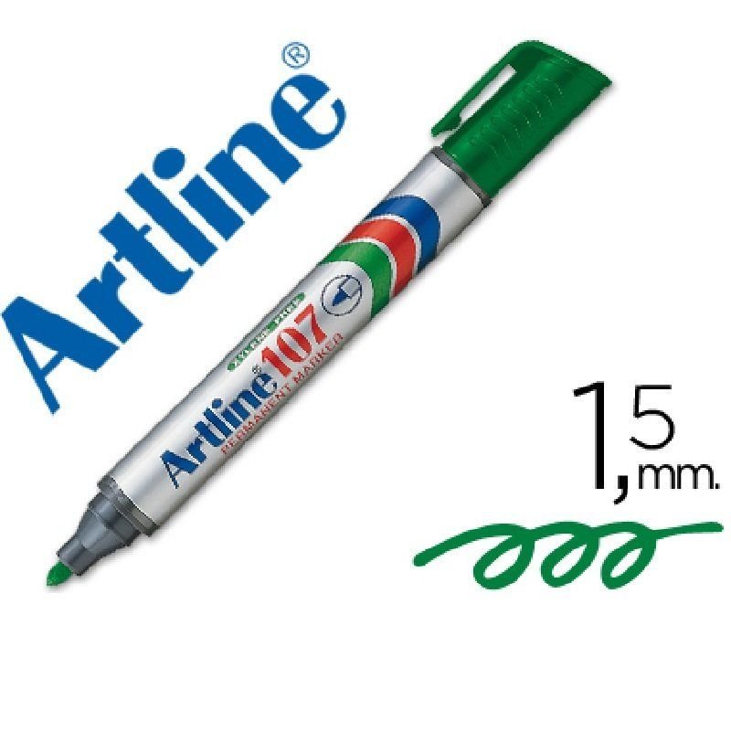 MARCADOR PERMANENTE ARTLINE 107 VERDE