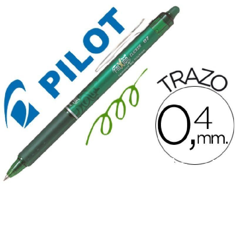 ROLLER PILOT FRIXION CLICKER VERDE