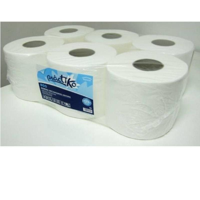 PAPEL SECAMANOS PRACTIkO MECHA 2 CAPAS P/6