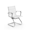 SILLON BERLIN PATIN RESPALDO BAJO BLANCO