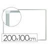 PIZARRA BLANCA MAGN Q-CONNECT 100X200CM M/ALUMINIO