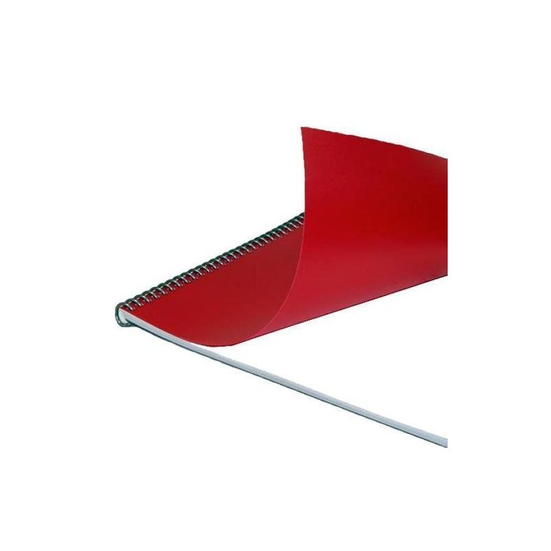 PORTADA DE PP OPACO ROJO DHP A4 0.45 P/100