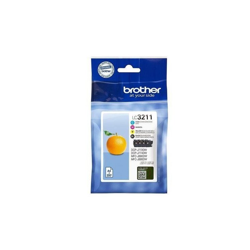 BROTHER CARTUCHO LC3211 PACK/4 COLORES